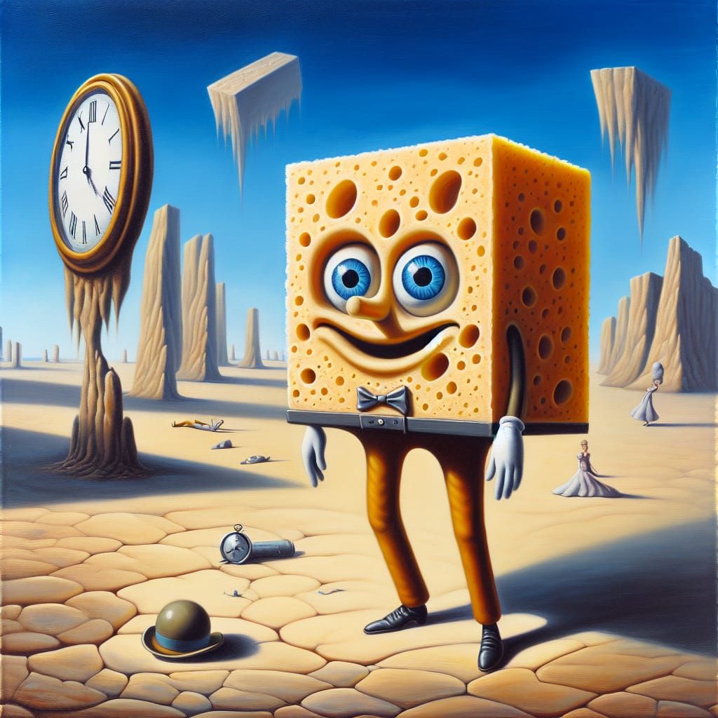 SpongeBob by Salvador Dali