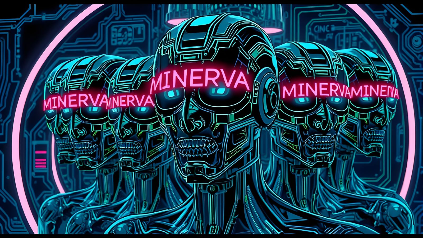 Cyberpunk Cyborgs in a Dystopian Future