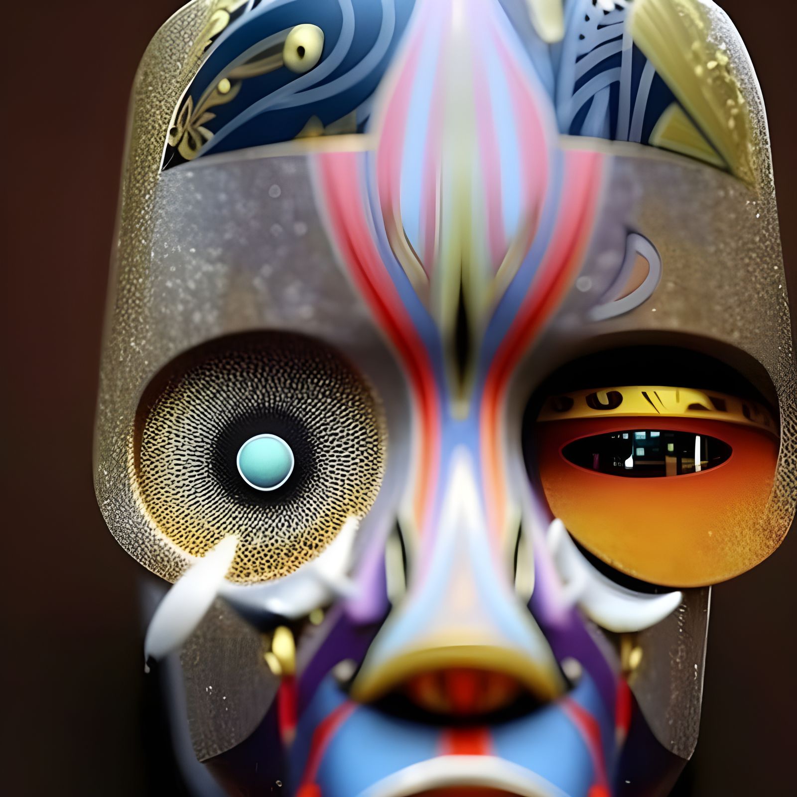 Hyperrealistic Painting with Magical Cosmic Particles