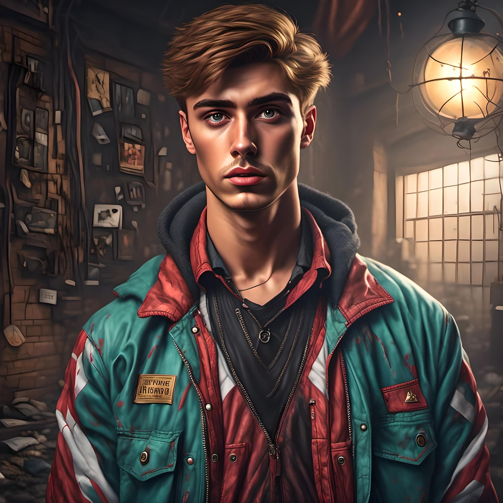 1980s Horror Star Portrait