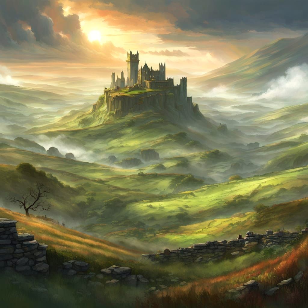 Majestic Kingdom Landscape in Yorkshire