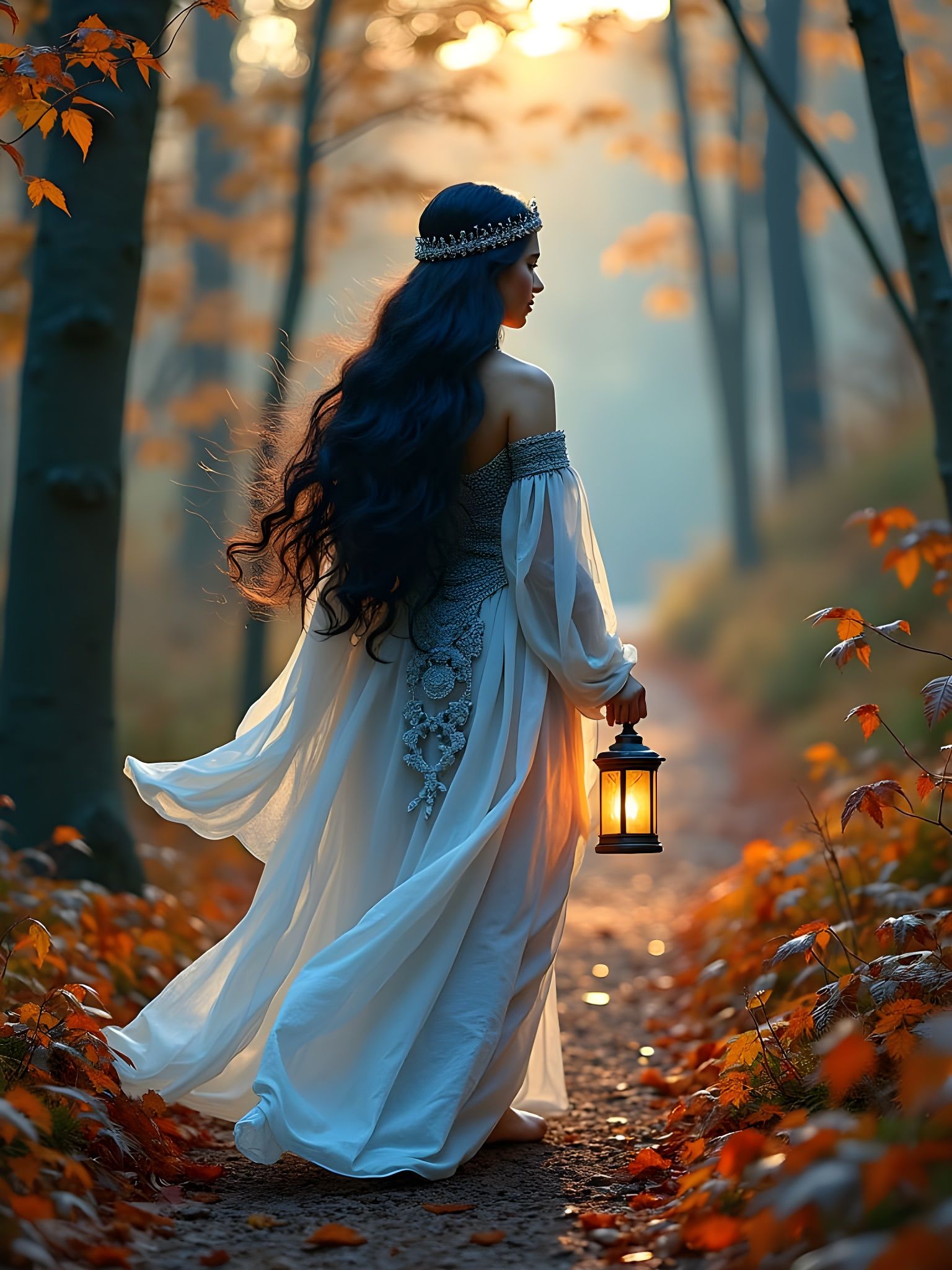 Vör: Norse Goddess of Inquiries in Autumn Woods