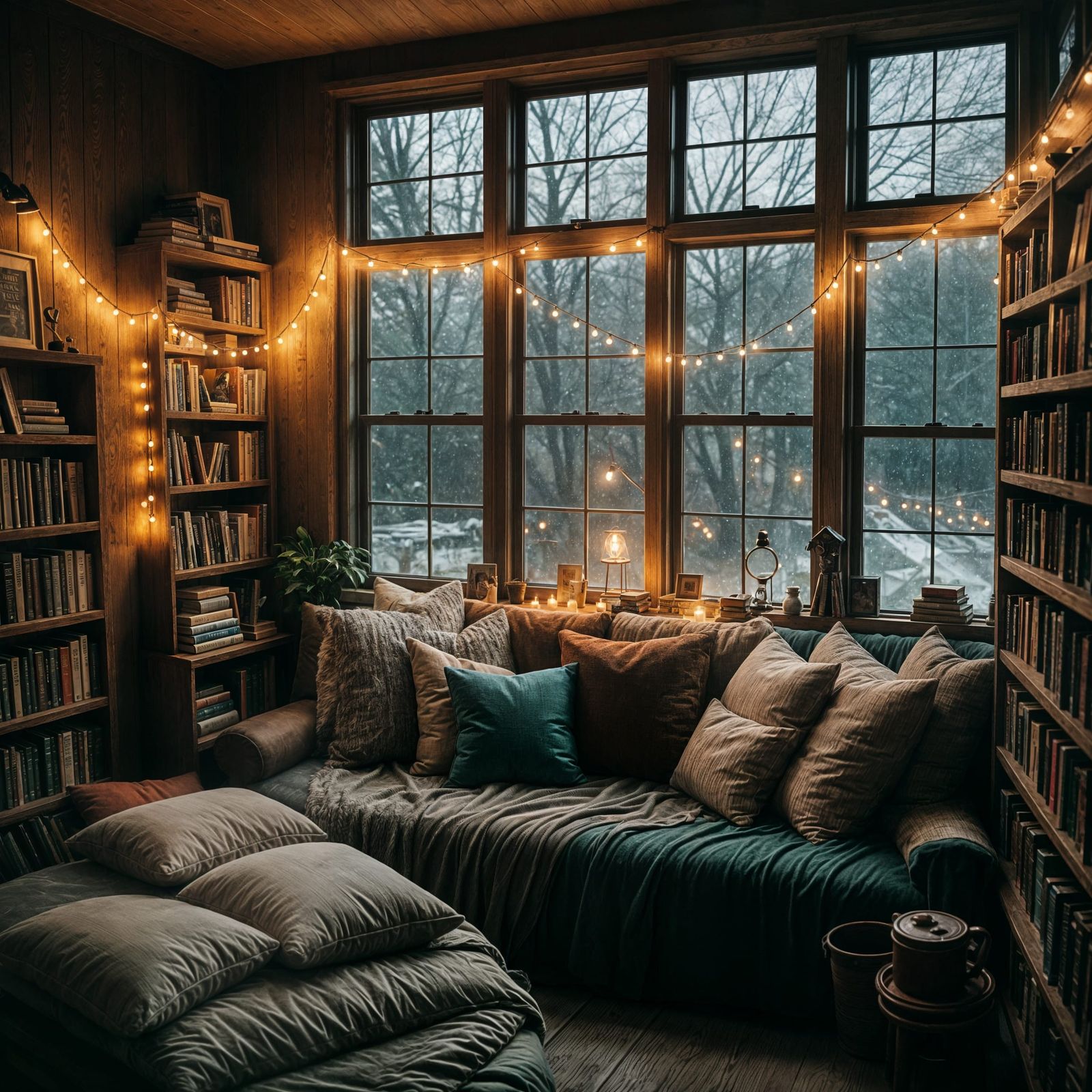 Cozy Reading Nooks on a Rainy Day