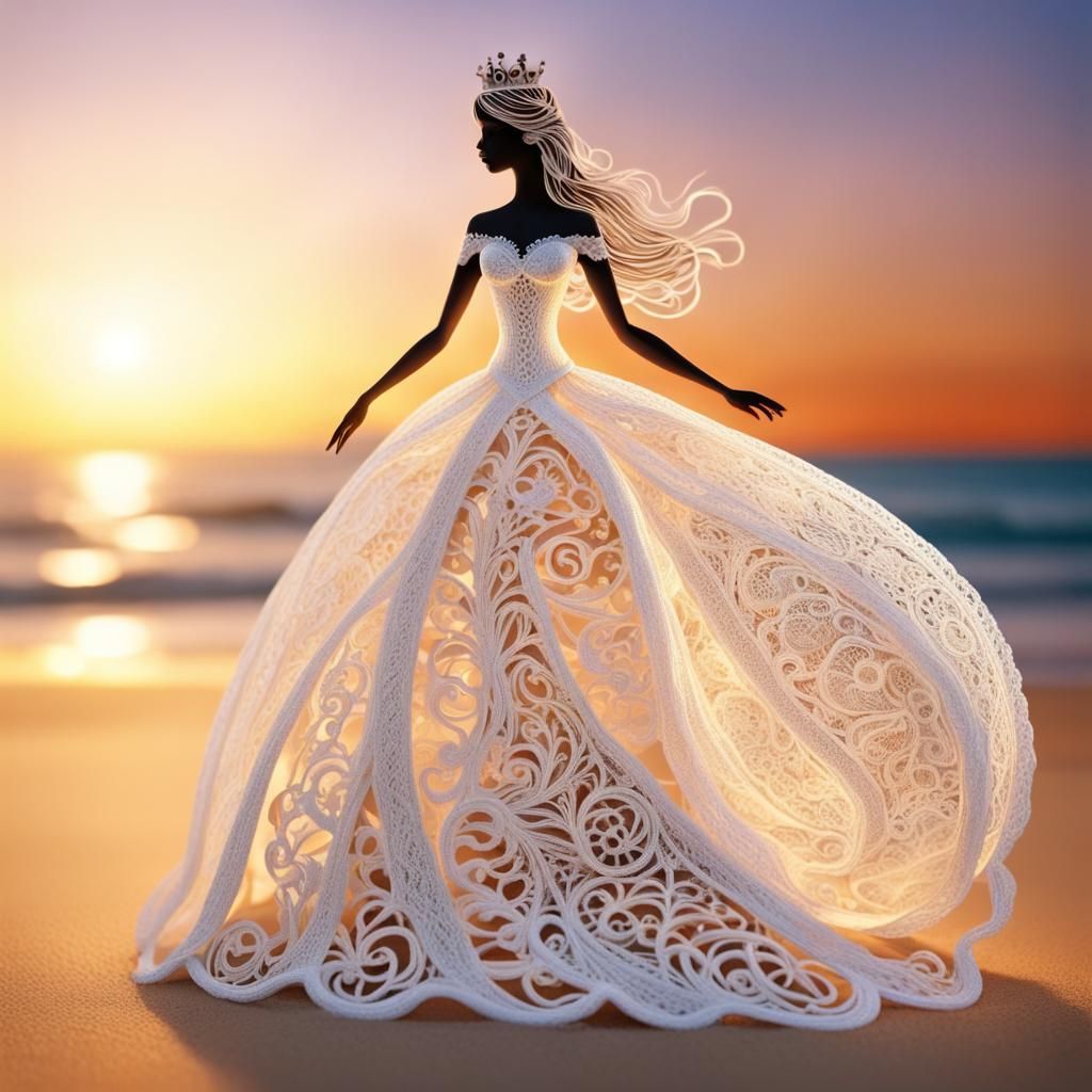 Princess on the beach