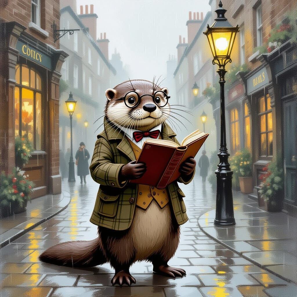 Harry Otter: A Whimsical London Storybook Character