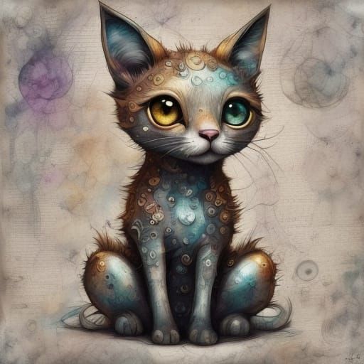 Poet's Surreal Journey in Dreamlike Landscape