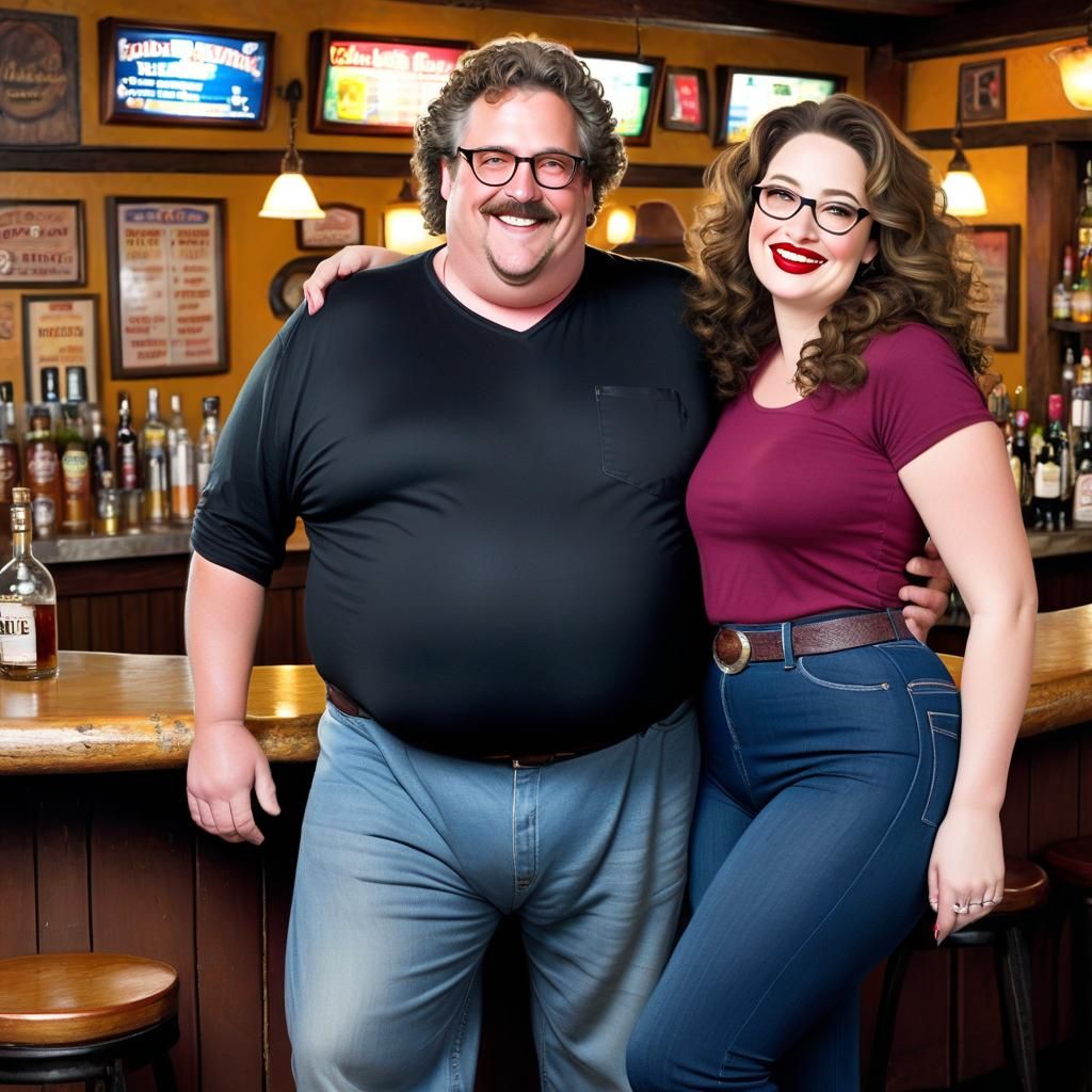 Older Couple at a Bar