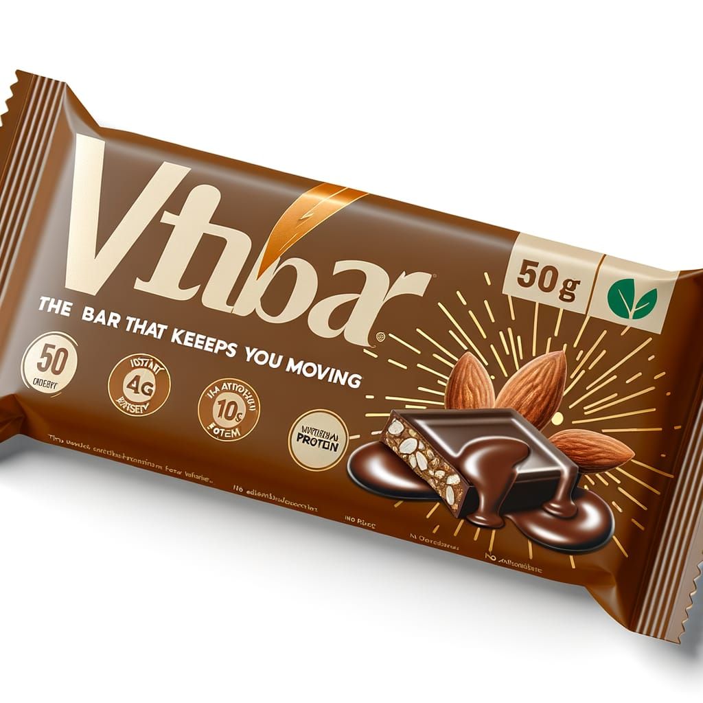 Professional Energy Bar Wrapper Design with Chocolate and Nu...
