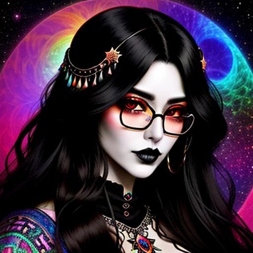 Manhwa Camellia Star Princess in Psychedelic Style