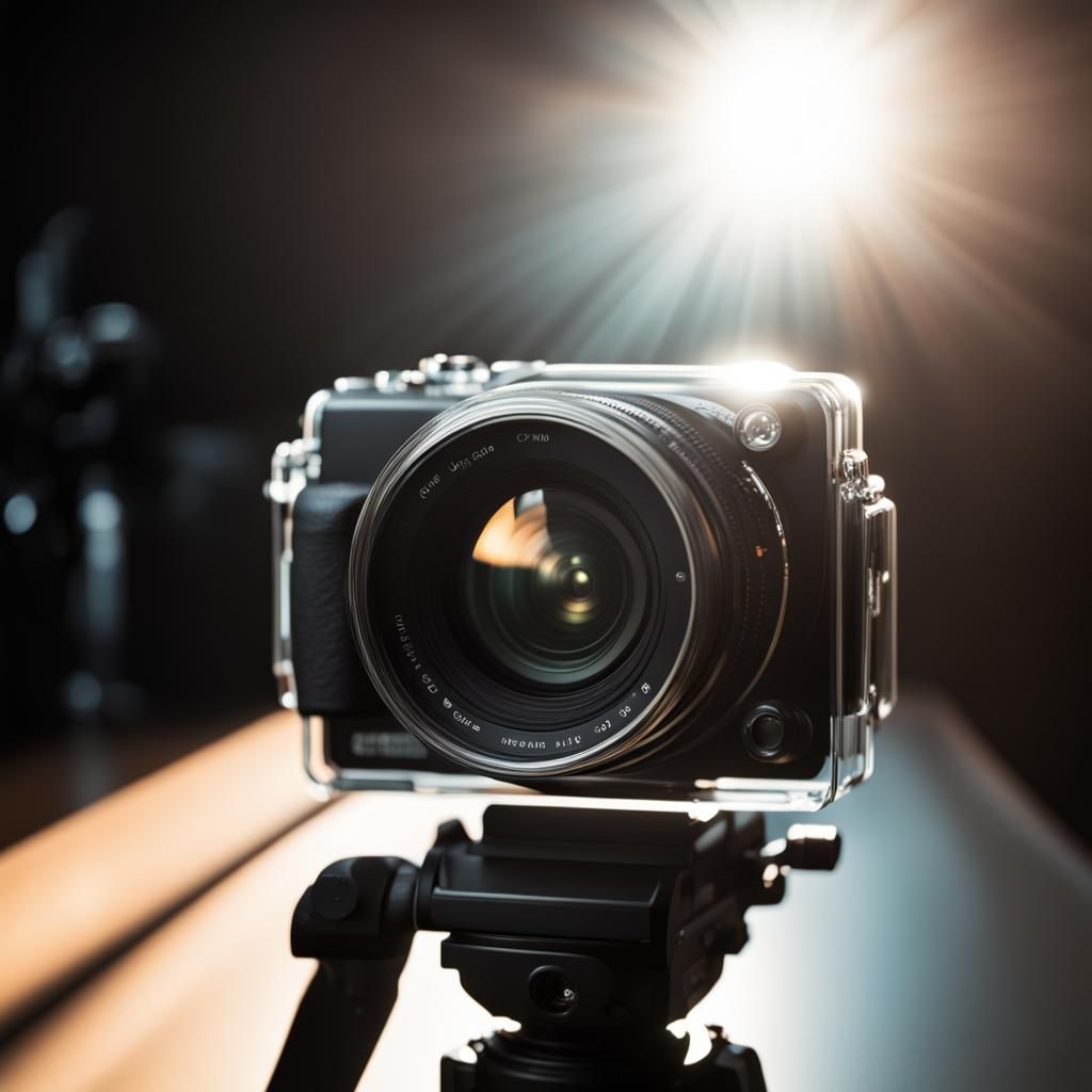 Camera in Bright, Clear, Precise Lighting