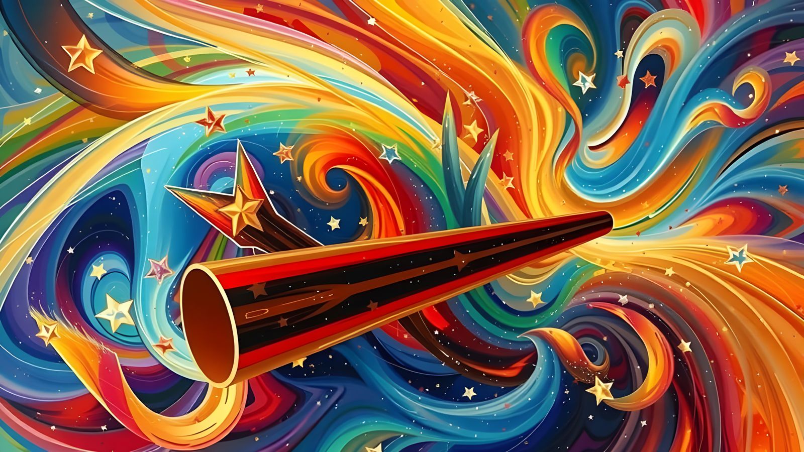 Cosmic Dreamscape of Interconnected Stars