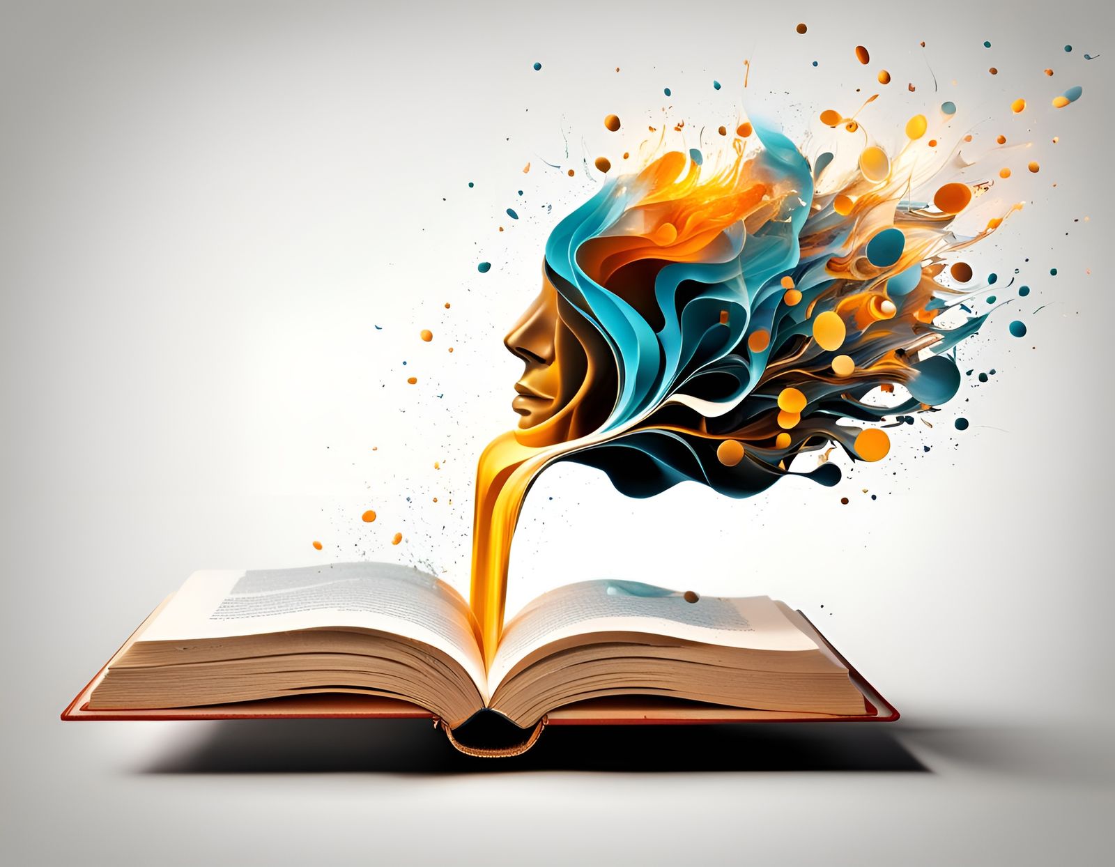 Abstract Art: Knowledge Flows Into Young Mind