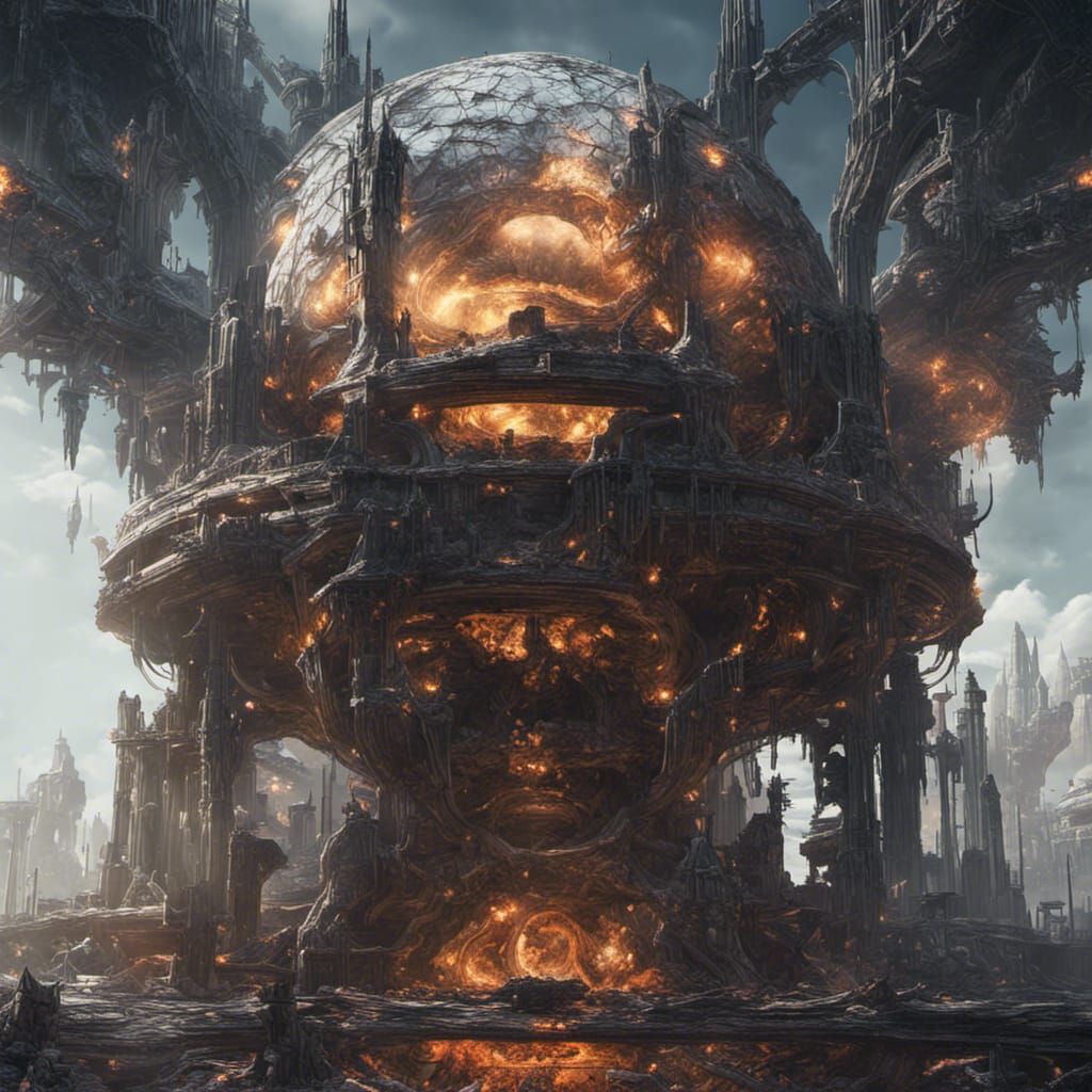 The imperial tower of the time master of the planet OBIRON