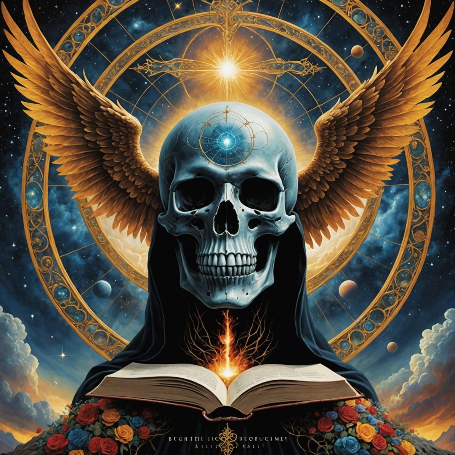 Conceptual Book Cover: Death as a Beginning