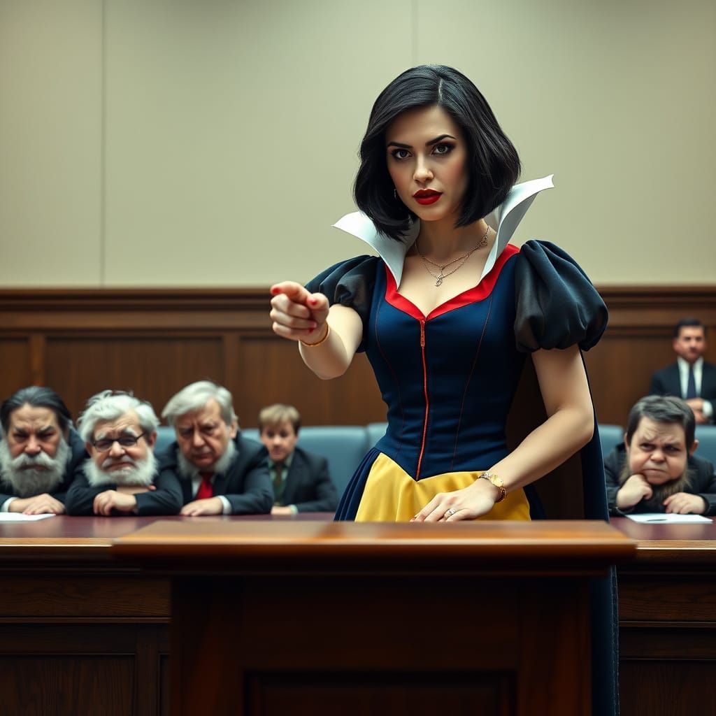 Snow White Testifies Against Political Dwarves