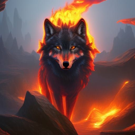 fire wolf