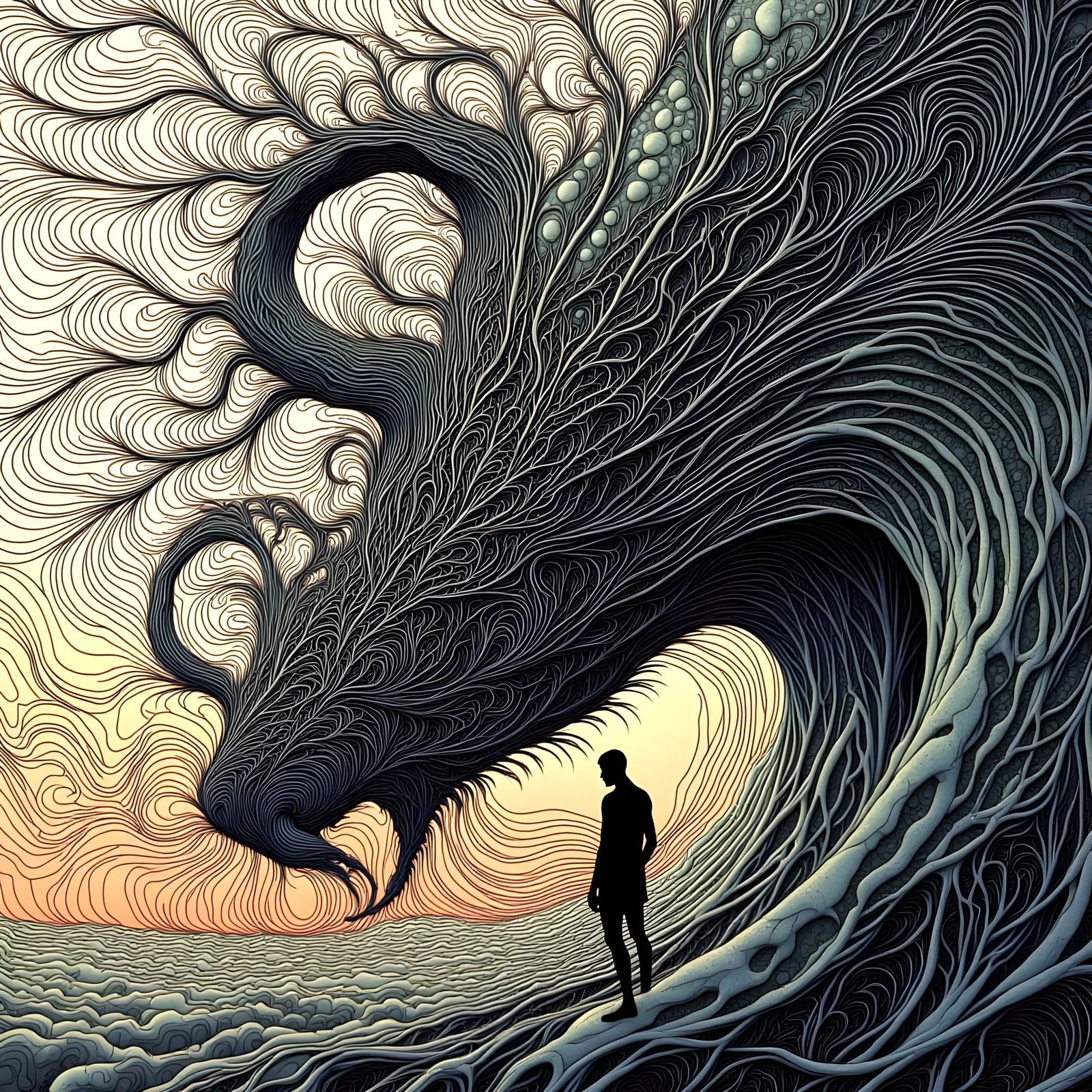 Ancient Sea Creature Meets Old Man in Epic Encounter