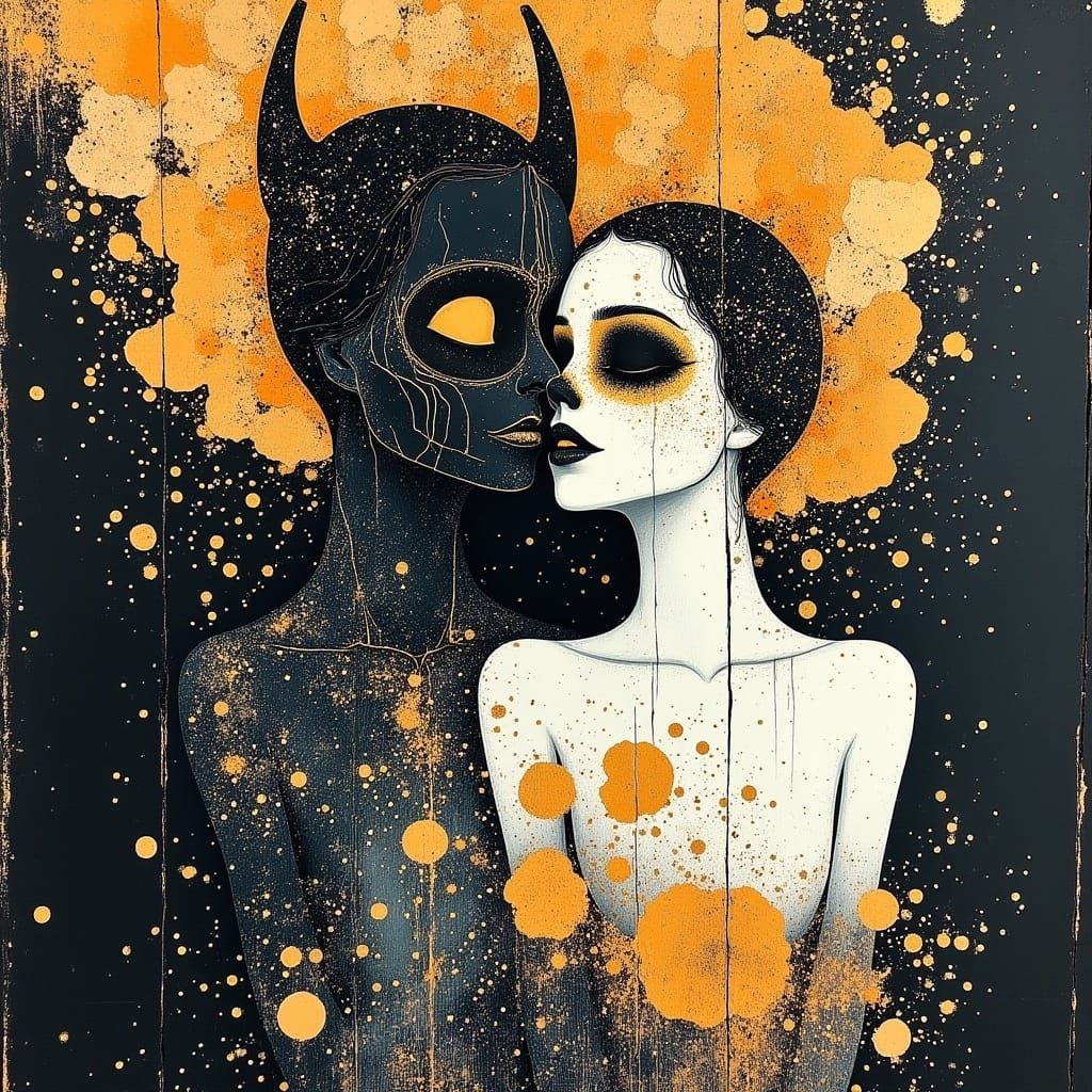 Ethereal Dead Bride in a Vibrant Mexican Art Style