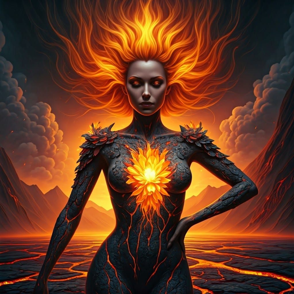 Inferno's Blossom: The Heart of Lava