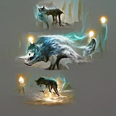 Mystical Wolf Concept Art