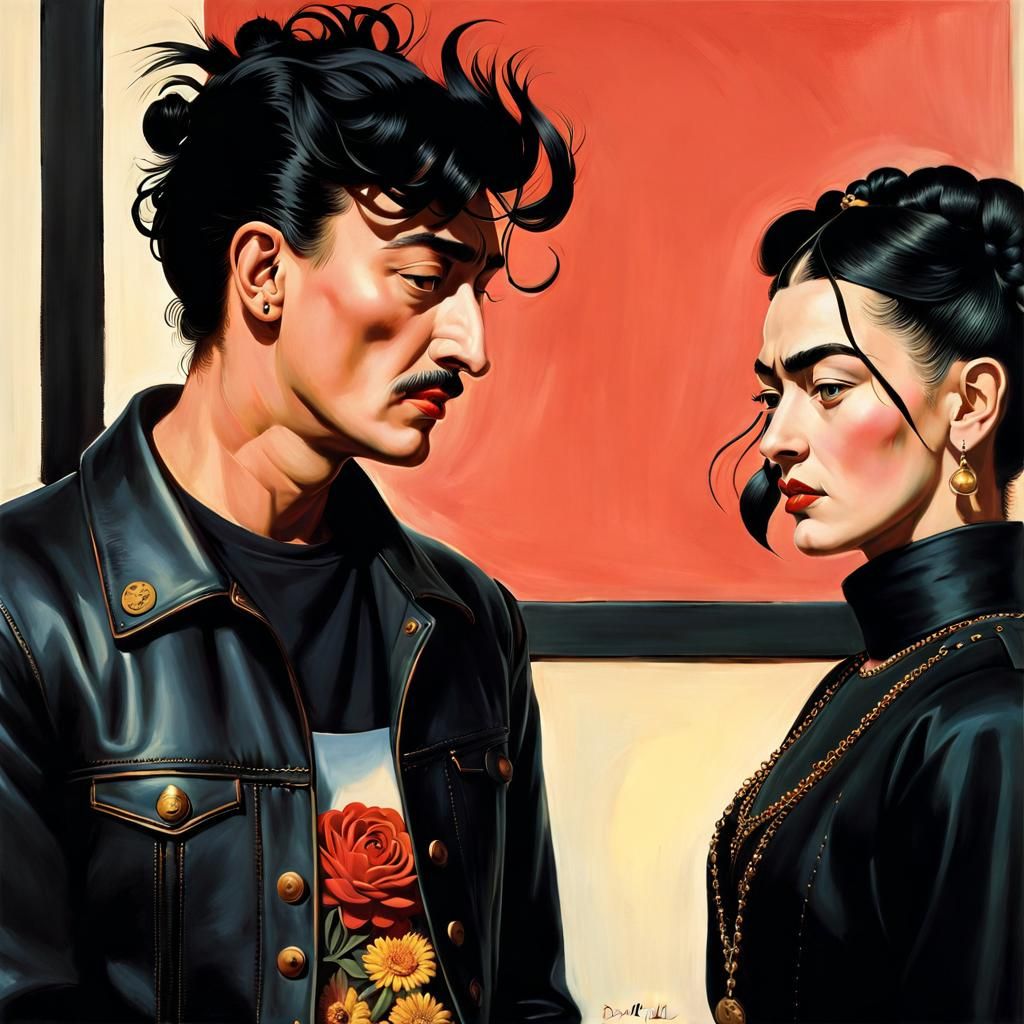 Punks in Love: Surreal Emotional Illustration