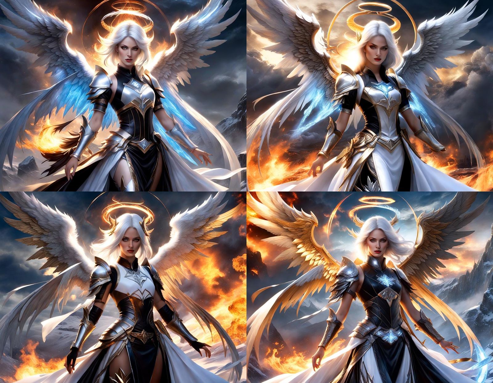 Duality: Angel and Demon in Anime Style