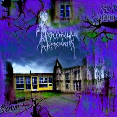 Creepy School Hallway in Dark Ambient Style