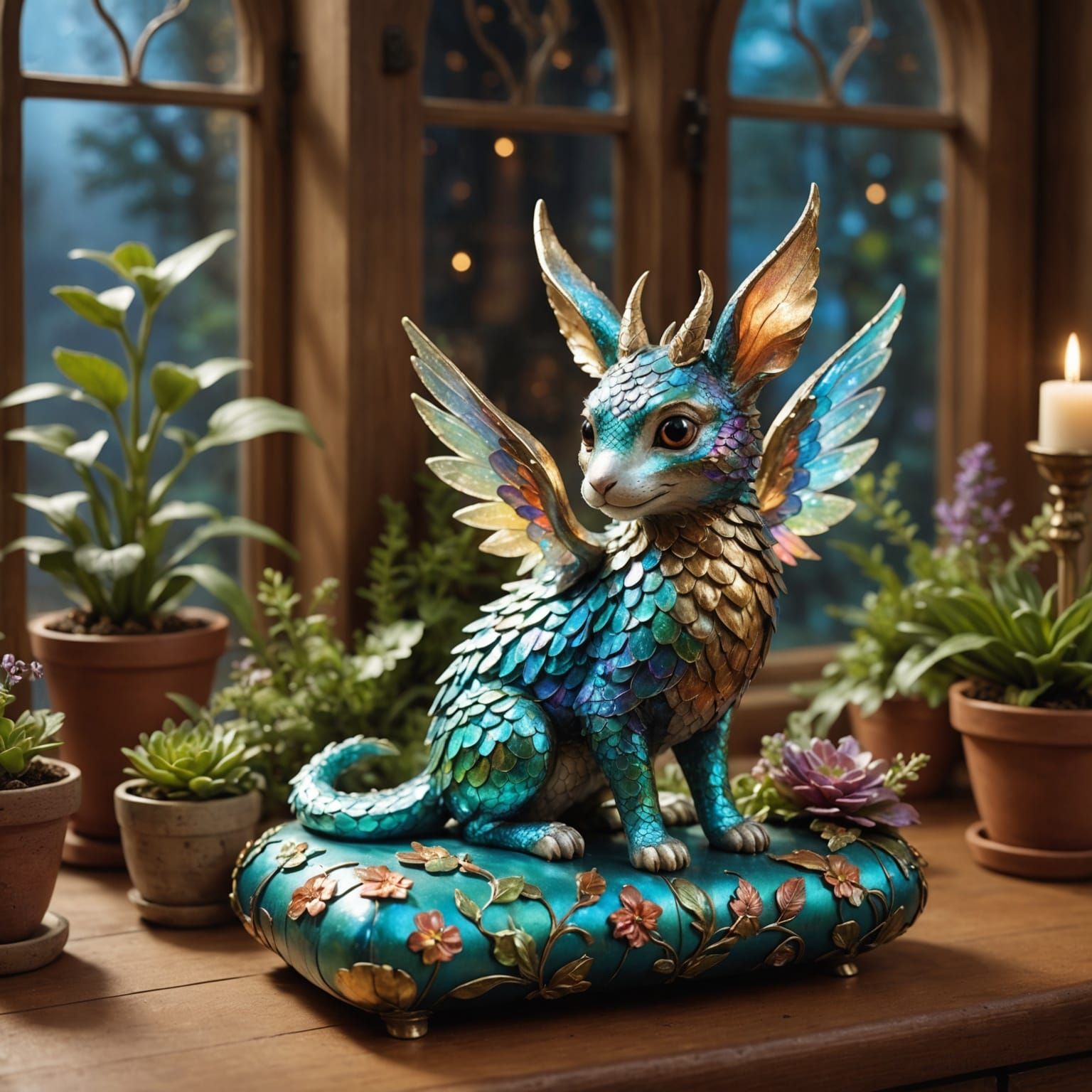 Enchanted Fantasy Pets in Modern Homes