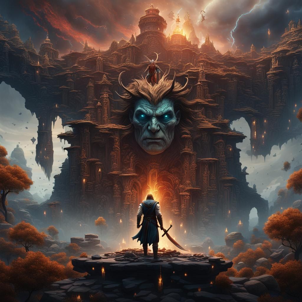 Heroic Sacrifice in a Fantasy Landscape