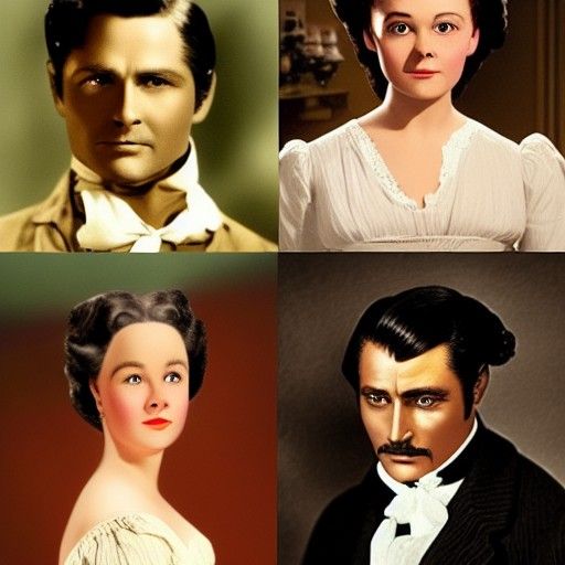Gone With The Wind: Reverse Skin Color Characters