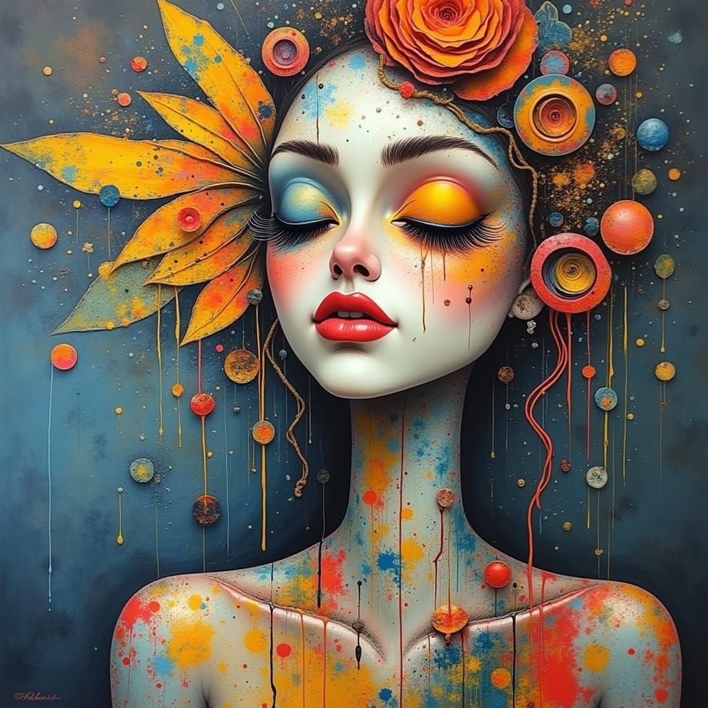 Abstract Artwork Symbolizing Perfection and Excellence