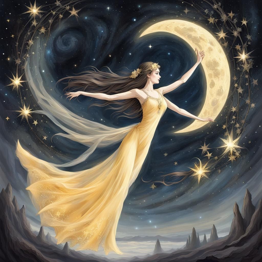 Spirits of Sun and Moon Dance Among Stars