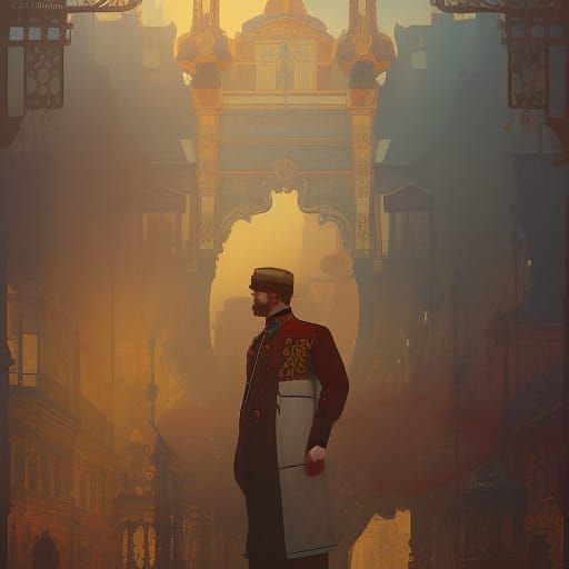Tsarist Russia in a Wes Anderson Style