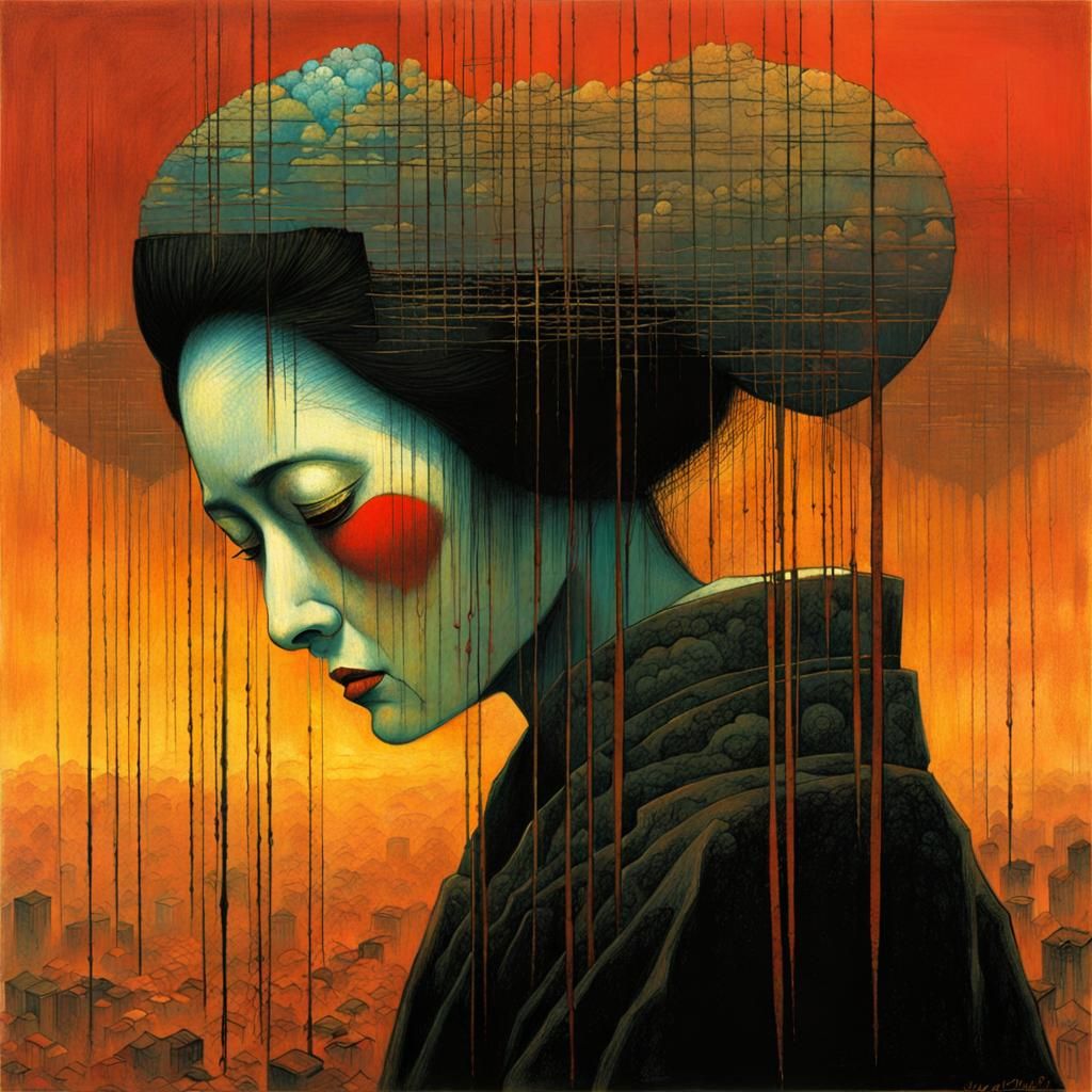 crying geisha