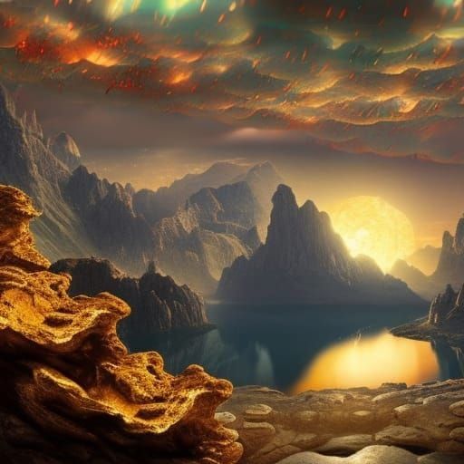 Dramatic Sky Digital Matte Painting