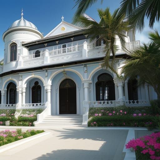 Hyperrealistic Arches with Black & White Edges