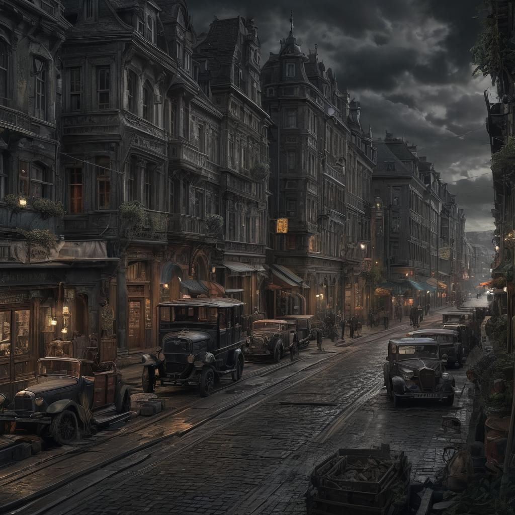 Epic Chalk Drawing Masterpiece of Berlin