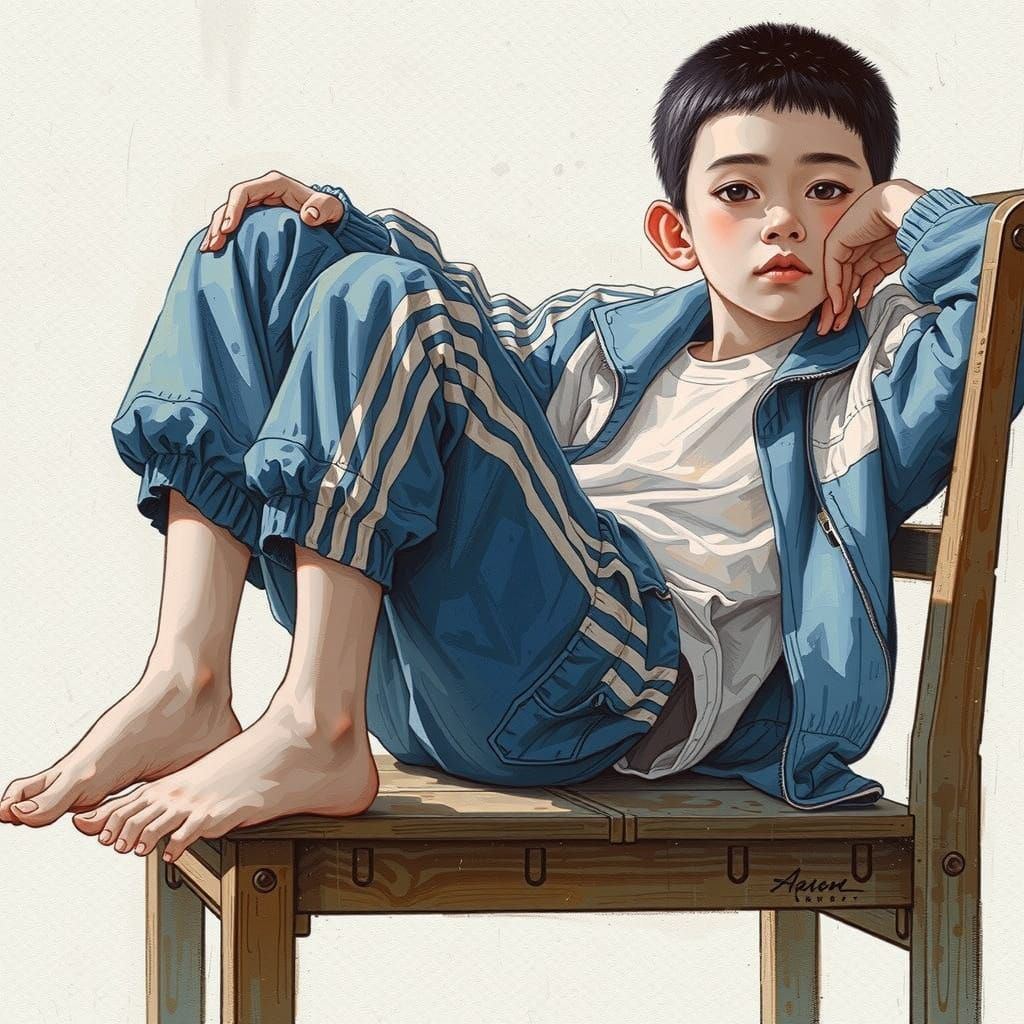 Contemplative Woman in Serene Nature