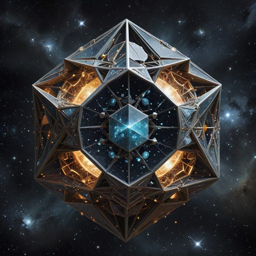 Stellarium Cubicuboctahedron in Surreal Explosion
