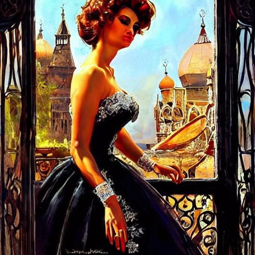 Sophia Loren #19 [Hot Wax Painting]