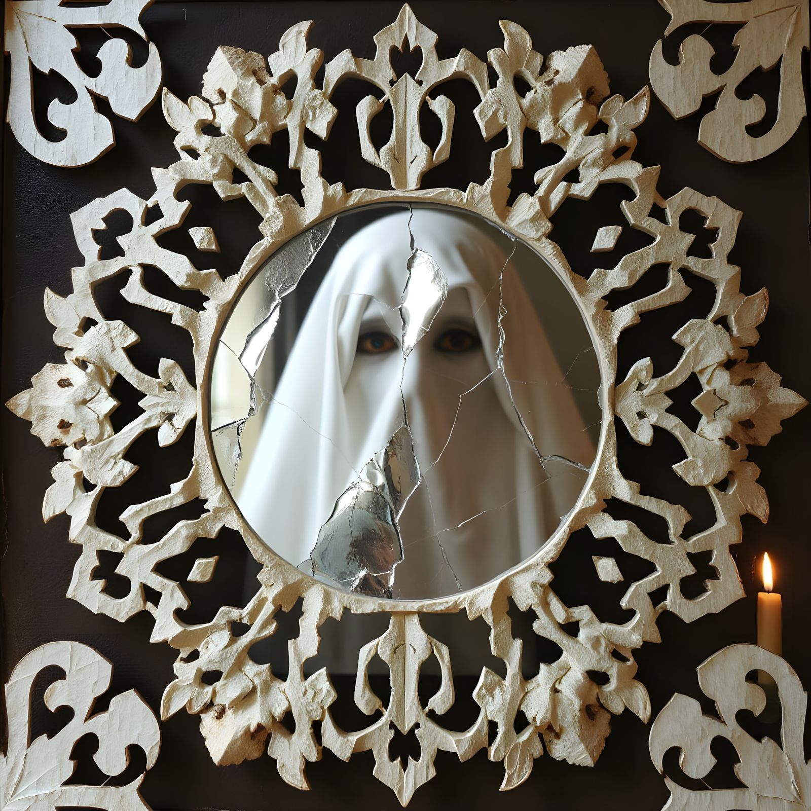 Cursed Papercut Mirror