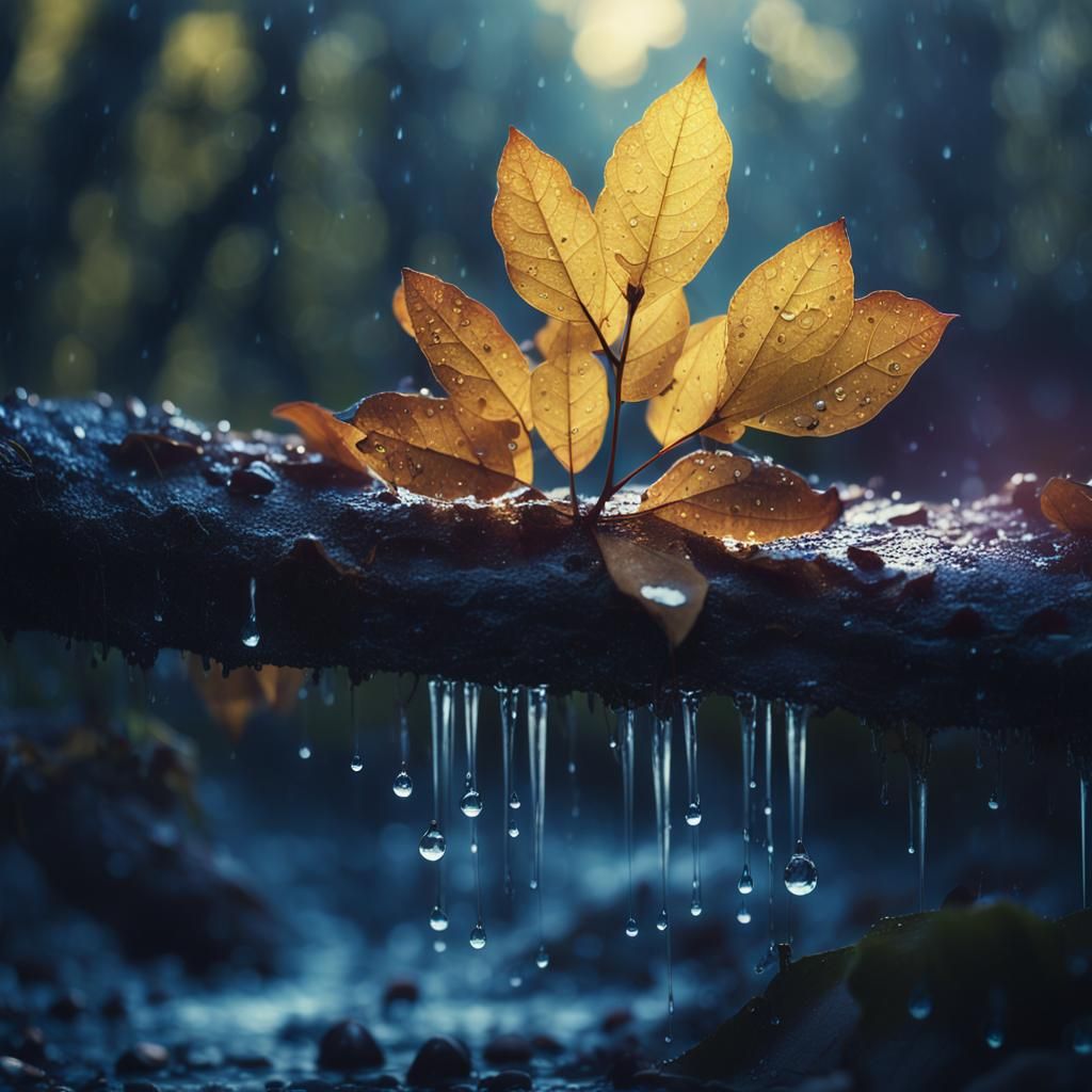 Water Droplets on Leaves: Cinematic Macro Photography