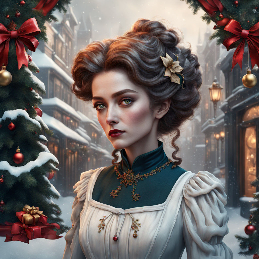 Gibson Girl in Winter Wonderland