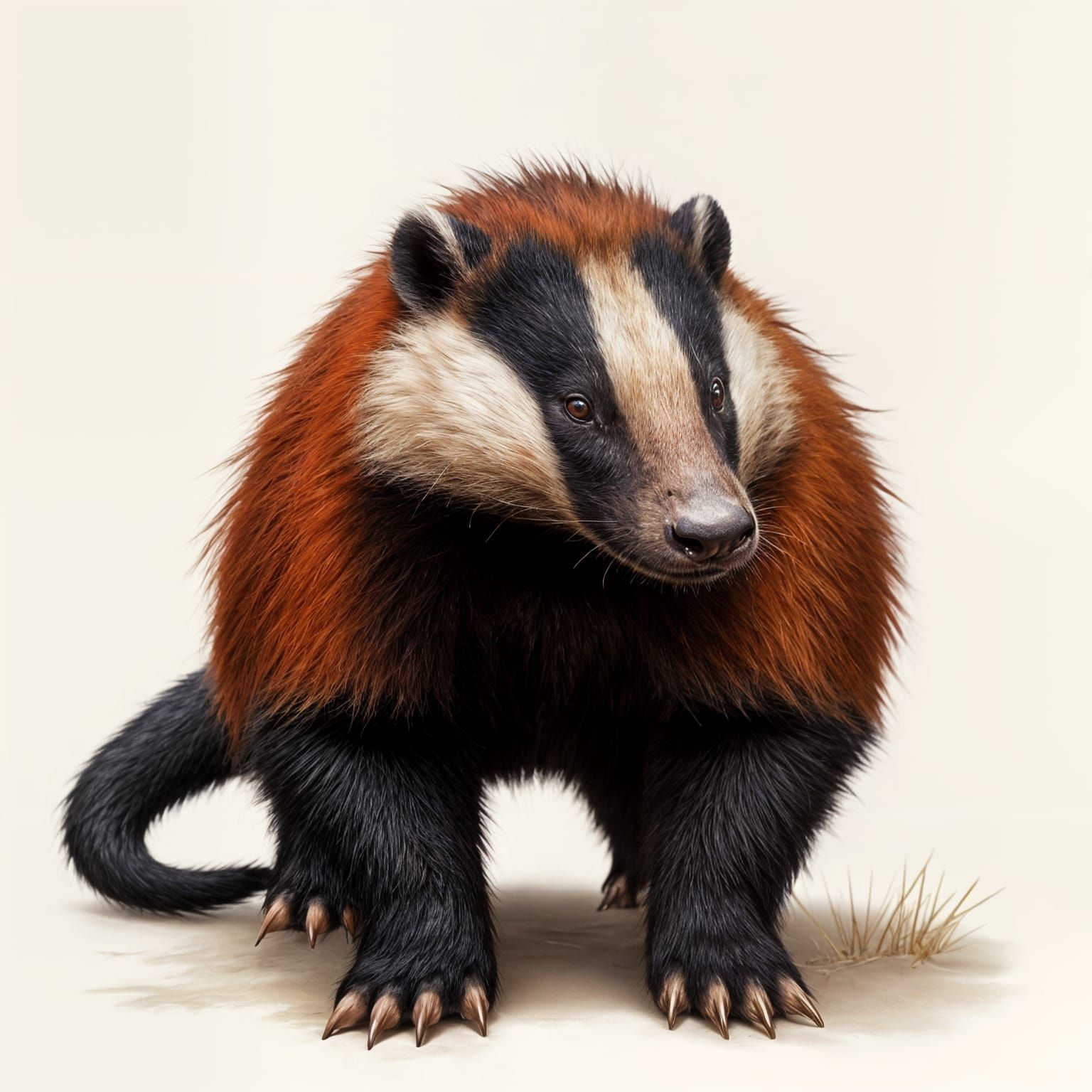 Majestic Red Badger LitRPG Creature