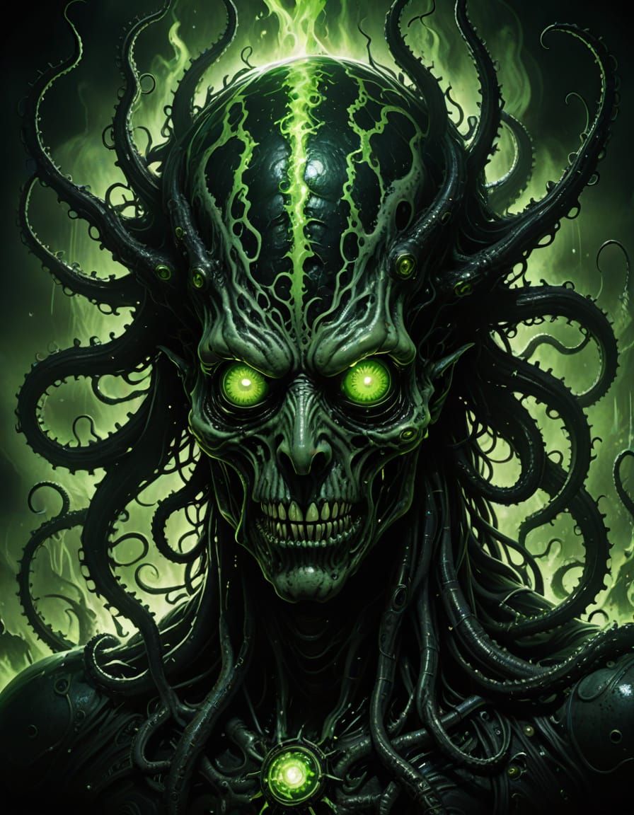 Eldritch Abomination in Lovecraftian Horror Style