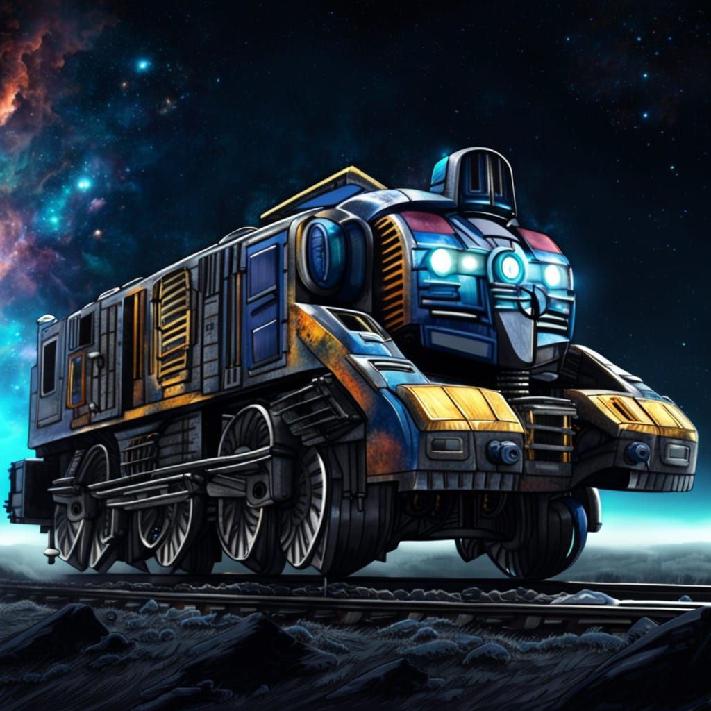 Decepticon Thomas the Train in Space