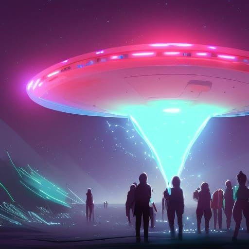 Bioluminescent Sky Fish and UFO Invasion