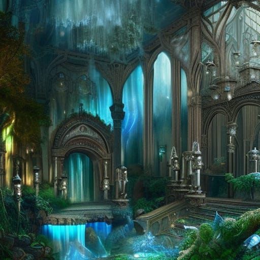 Labradorite Crystal Castle- magical portal