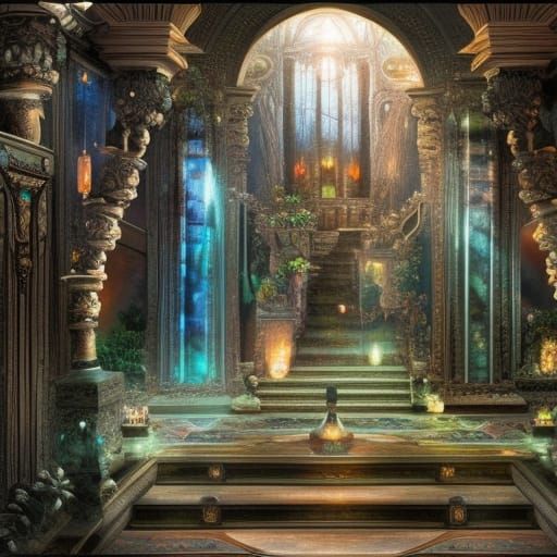 Labradorite Crystal Castle