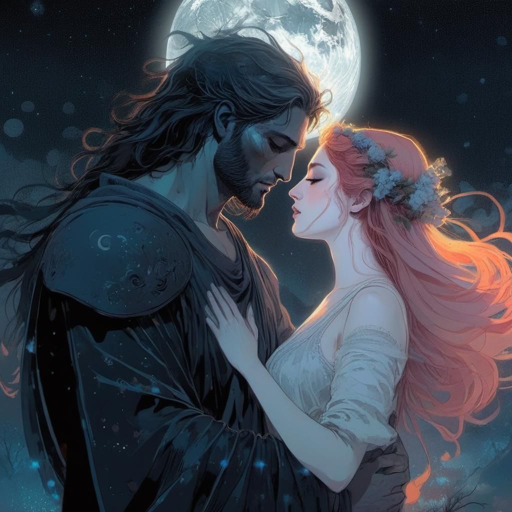 Seven pomegranate seeds